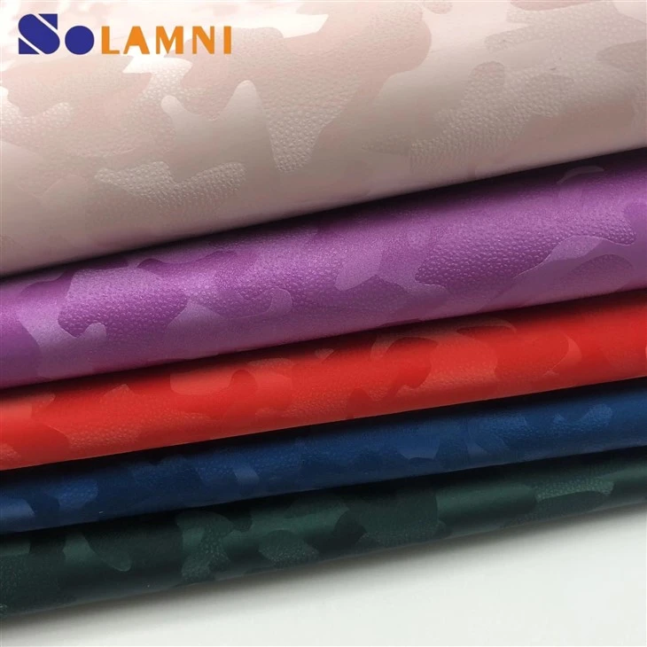 Pu Leather Fabric Material for Shoes Garment