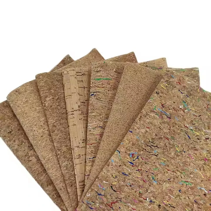 Portugal Wood Grain Colored Cork PU Leather PVC Fabric Material For Making CoverDIY AccessoriesHandbagClothing